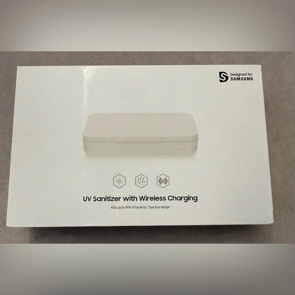 Samsung UV Sanitizer with Wireless Charging Brand New In Box UV-C Sterilizer